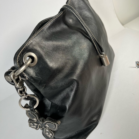 Vakko Genuine Leather Black Sholder Women Bag - Picture 9 of 15